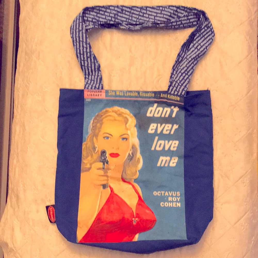 Blue book bag